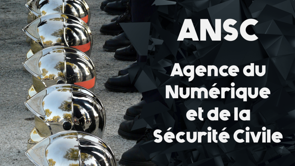 Création d'un site internet pour l'ANSC (Agence du Numérique de la Sécurité Civile), agence d'Etat. 1